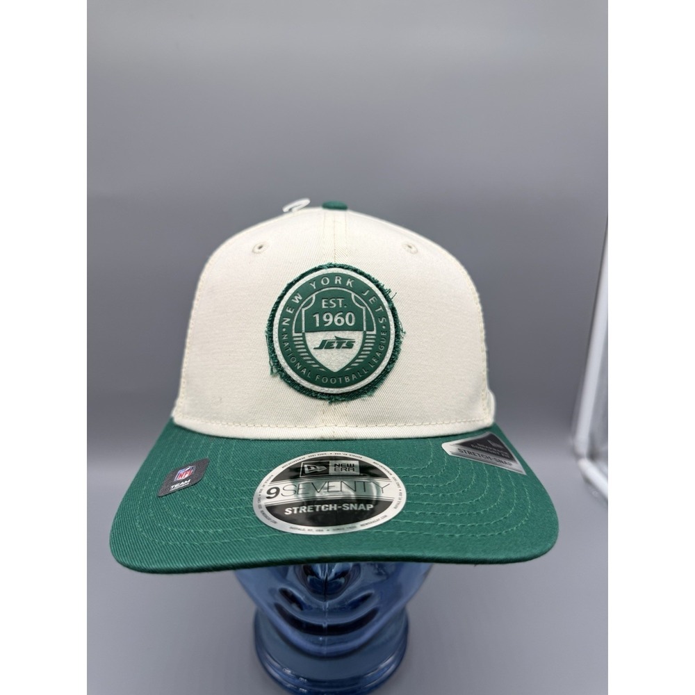 New Era 9Seventy New York Jets NFL Circle Patch Snapback Hat Cap Adjustable NEW